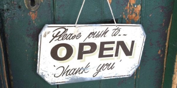 Online shop door Online shop door